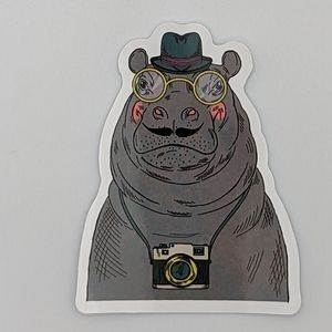 Hippopotamus Sticker